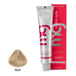 Крем-краска для волос TNL Million glow Private collection Silk protein оттенок 10.0 платиновый блонд, 100ml