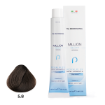 Крем-краска для волос TNL Million Gloss оттенок 5.8 Светлый коричневый шоколад 100 мл
