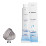 Крем-краска для волос TNL Million Gloss оттенок 10.11 Платиновый блонд пепельный интенсивный 100 мл