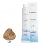 Крем-краска для волос TNL Million Gloss оттенок 9.33 Очень светлый блонд золотистый интенсив. 100 мл