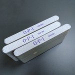 Пилка OPI "Овал" на деревянной основе 100/180 серая