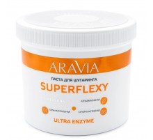 Паста для шугаринга SUPERFLEXY Ultra Enzyme, 750 г, ARAVIA Professional