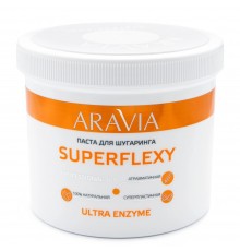 Паста для шугаринга SUPERFLEXY Ultra Enzyme, 750 г, ARAVIA Professional