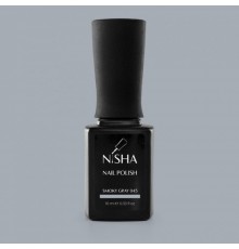 Гель-Лак NISHA 10 Мл. " Smoky Gray" №045