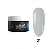 Гель для наращивания Kryo Gel жесткий, густой, №1 - грифельный фарфор, TNL Professional, 30 мл