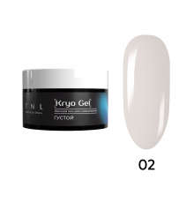 Гель для наращивания Kryo Gel жесткий, густой, №2 - овсяное молоко, TNL Professional, 30 мл