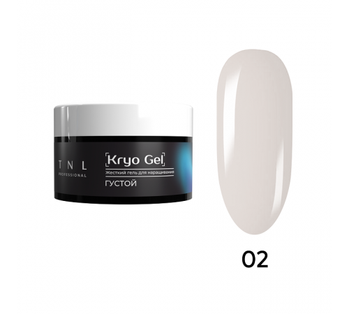 Гель для наращивания Kryo Gel жесткий, густой, №2 - овсяное молоко, TNL Professional, 30 мл