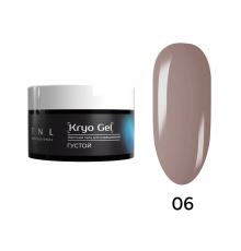 Гель для наращивания Kryo Gel жесткий, густой, №6 - шоколадный грильяж, TNL Professional, 30 мл