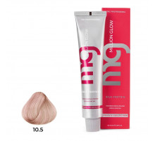 Крем-краска для волос TNL Million glow Private collection Silk protein оттенок 10.5 платиновый блонд махагоновый 100 мл