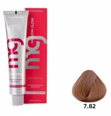 Крем-краска для волос TNL Million glow Private collection Silk protein 7.82 Блонд шоколадный перламутровый, 100 мл