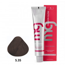 Крем-краска для волос TNL Million glow Private collection Silk protein 5.35 Светлый коричневый каштановый 100 мл