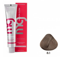 Крем-краска для волос TNL Million glow Private collection Silk protein 8.1 светлый блонд пепельный 100мл