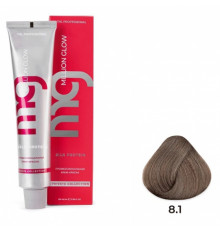 Крем-краска для волос TNL Million glow Private collection Silk protein 8.1 светлый блонд пепельный 100мл