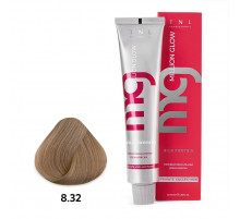 Крем-краска для волос TNL Million glow Private collection Silk protein 8.32 Светлый блонд золотистый перламутровый, 100 мл