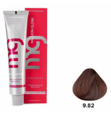Крем-краска для волос TNL Million glow Private collection Silk protein 9.82 Очень светлый блонд шоколадный перламутровый, 100 мл