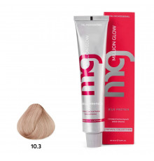 Крем-краска для волос TNL Million glow Private collection Silk protein 10.3 Платиновый блонд золотистый, 100 мл