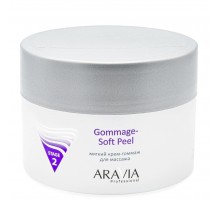 Крем-гоммаж мягкий для массажа Gommage Soft Peel, 150 мл, ARAVIA Professional