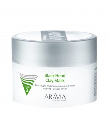 Маска для глубокого очищения лица против черных точек Black Head Clay Mask, 150 мл