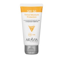 Солнцезащитный крем для лица с тонирующим эффектом SPF-50 Tinted Moisture Protection, 50 мл