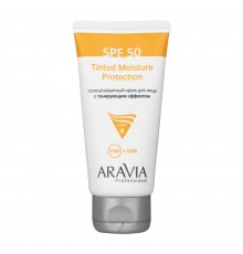 Солнцезащитный крем для лица с тонирующим эффектом SPF-50 Tinted Moisture Protection, 50 мл