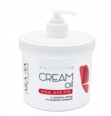 Крем для рук Cream Oil с маслом арганы и сладкого миндаля, 550 мл, ARAVIA Professional