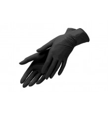 Перчатки нитриловые L 50 пар черные Nirtile Gloves