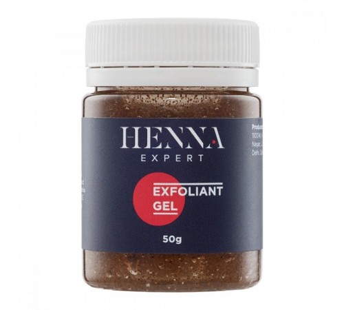 Скраб гель с миндальной крошкой HENNA EXPERT,50гр