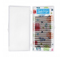 3D C-0.10x6-12mm Черные ресницы Lash&Go (микс) 16 линий